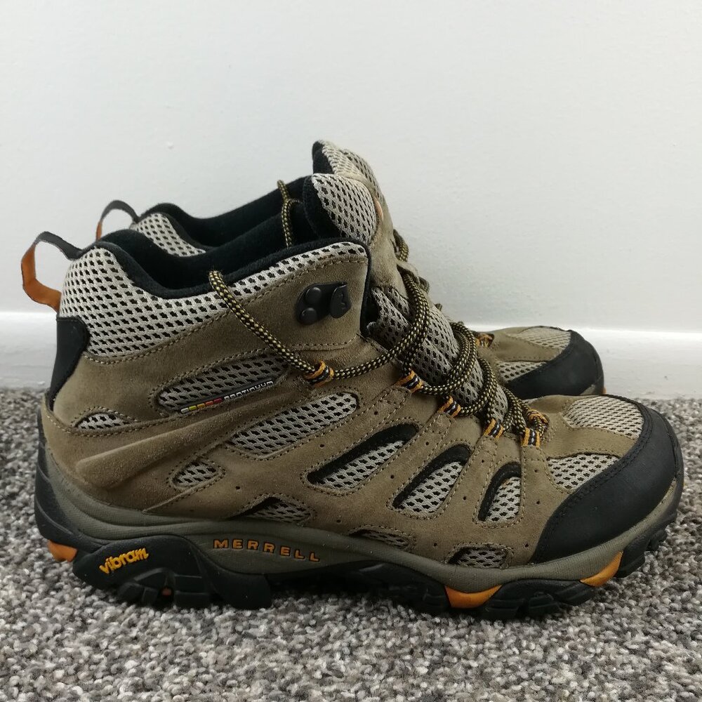 Merrell Moab Ventilator Mid Walnut Hiking Boots J86593w Men's Size